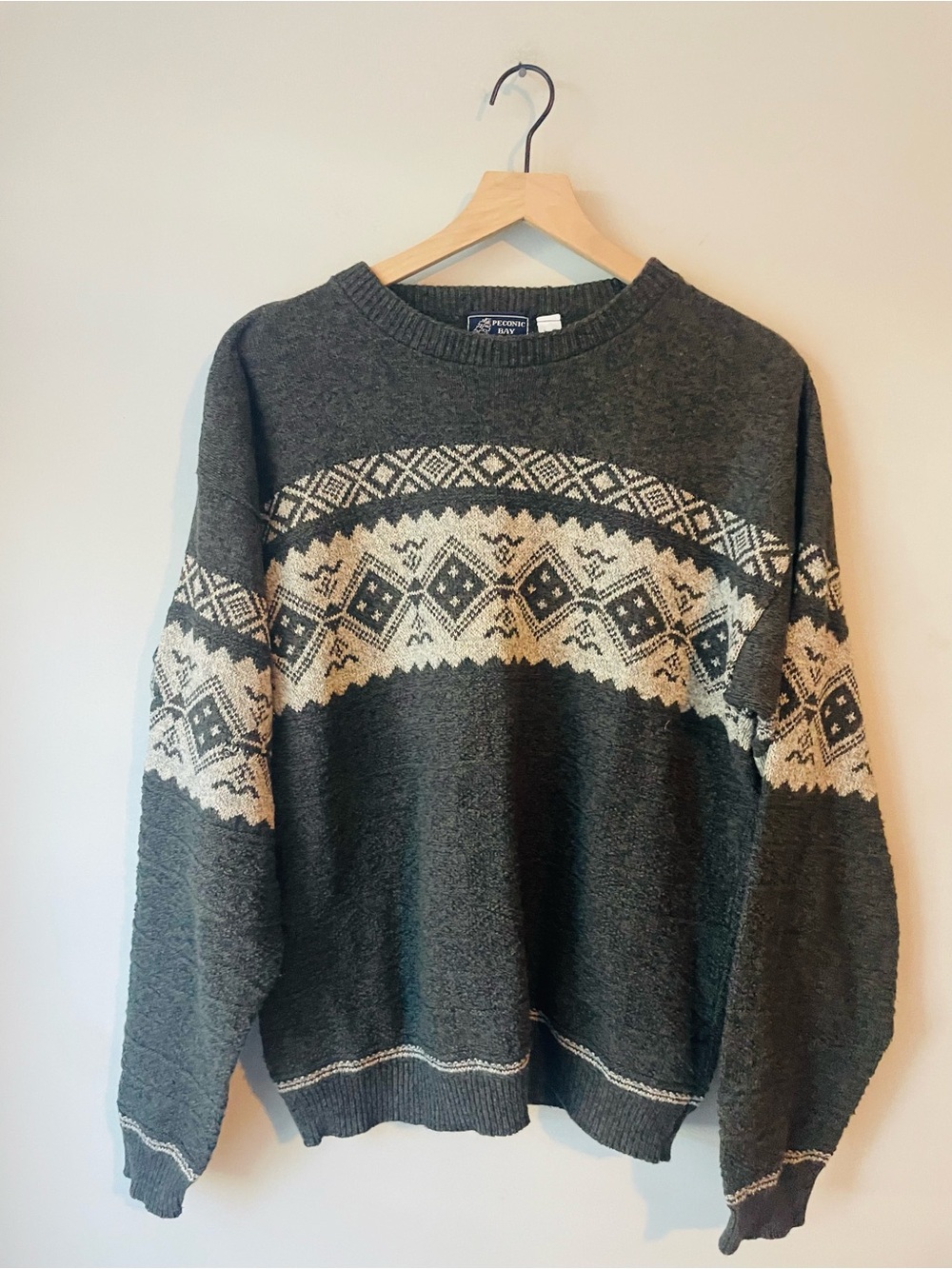 Peconic Bay Traders Vintage Cotton Sweater RARE